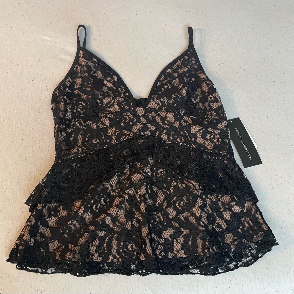 NWT French Connection Lace Tank - XS - Picture 4 of 7